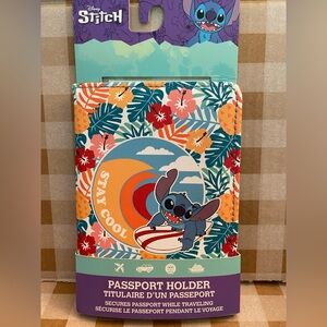 Disney Stitch Passport Holder, Stay Cool, Secure Passport New
